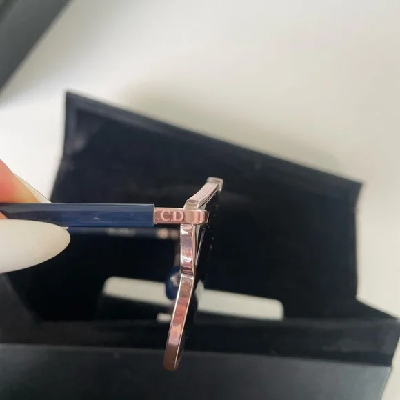 Dior SoReal Sunglasses Rose-gold and Navy blue - bibarnabloc.cat display picture 2
